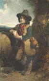 BUCKNER Richard Angelo, A Peasant Boy Of The Roman Campagna BUCKNER Richard Angelo, A Peasant Boy Of The Roman Campagna