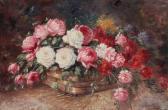 BUELENS J Stilleven Met Rozen In Mand BUELENS J Stilleven Met Rozen In Mand