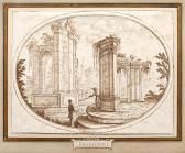 BUFFAGNOTI Carlo Antonio Figures Among Classical Ruins BUFFAGNOTI Carlo Antonio Figures Among Classical Ruins
