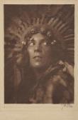 BUFKA Vladimir Jindrich Marie Bufková With Indian Headband BUFKA Vladimir Jindrich Marie Bufková With Indian Headband
