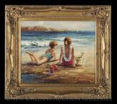 BUFORD Claude Marie Children On The Beach BUFORD Claude Marie Children On The Beach