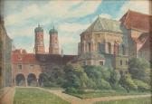BUHLMANN Emil Alter Hof Hinter Der Mich(a)elskirche BUHLMANN Emil Alter Hof Hinter Der Mich(a)elskirche