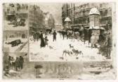BUHOT Felix L````hiver À Paris Ou La Neige À Paris, A La Place Breda BUHOT Felix L````hiver À Paris Ou La Neige À Paris, A La Place Breda