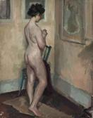 BULEY Vivian J. Life Study Of A Female Nude BULEY Vivian J. Life Study Of A Female Nude