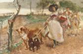 BUNDY Edgar A Lady And Her Faithful Attendants BUNDY Edgar A Lady And Her Faithful Attendants