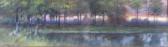 BUNDY John Elwood Depicting A Woodedpond At Day's End BUNDY John Elwood Depicting A Woodedpond At Day's End