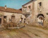 BUONO Eugenio Rural Courtyard BUONO Eugenio Rural Courtyard