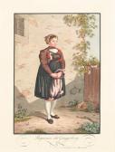 BURGDORFER Johann Jakob Paysanne Du Gouggisberg BURGDORFER Johann Jakob Paysanne Du Gouggisberg