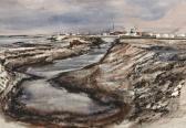 BURGERHOUT Jan Maasvlakte Met Olieopslagtanks BURGERHOUT Jan Maasvlakte Met Olieopslagtanks