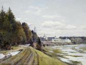 BURKHARDT Fedor Karlovich Spring Landscape On The Volga BURKHARDT Fedor Karlovich Spring Landscape On The Volga