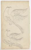 BURKHARDT Howard Calligraphy Of Doves BURKHARDT Howard Calligraphy Of Doves