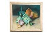 BURKHOLDER June Aqua Bottle And Cabbage BURKHOLDER June Aqua Bottle And Cabbage