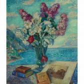 BURLJUK David Davidovich Kentworth Castle And Positano Italy (still Life) BURLJUK David Davidovich Kentworth Castle And Positano Italy (still Life)