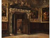 BURMEISTER Paul Interieur Eines Saales Im Dogenpalast Zuvenedig BURMEISTER Paul Interieur Eines Saales Im Dogenpalast Zuvenedig