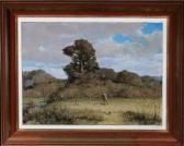 BURNAND Victor Wyatt "simple Pleasures - Rough Shooting" - A Sportsman And His Retrieverin A Meadow BURNAND Victor Wyatt "simple Pleasures - Rough Shooting" - A Sportsman And His Retrieverin A Meadow