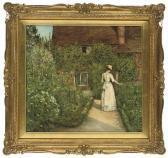 BURNE-JONES Philip A Surrey Garden BURNE-JONES Philip A Surrey Garden