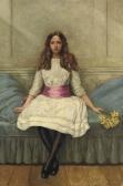 BURNE-JONES Philip Portrait Of Irene Spencer BURNE-JONES Philip Portrait Of Irene Spencer