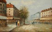 BURNETT Caroline Paris Street Scene BURNETT Caroline Paris Street Scene