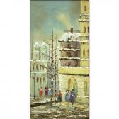BURNETT Caroline Parisian Street Scene BURNETT Caroline Parisian Street Scene