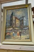BURNETT Caroline Parisian Street Scene BURNETT Caroline Parisian Street Scene