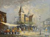 BURNETT Caroline Parisienne Street Scene BURNETT Caroline Parisienne Street Scene