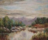 BURNETT MADGE River Landscape BURNETT MADGE River Landscape