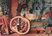 BURRA Edward Landscape With Red Wheels BURRA Edward Landscape With Red Wheels