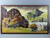 BURROWS Roy Snowdonia Lake Scene BURROWS Roy Snowdonia Lake Scene