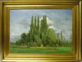 BURT Charles Thomas Landschaft Mit Haus Hinter Bäumen Versteckt BURT Charles Thomas Landschaft Mit Haus Hinter Bäumen Versteckt
