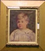 BURT SMITH R. Portrait Of A Young Boy BURT SMITH R. Portrait Of A Young Boy