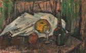 BURTON Clarke Eva Still Life With Fruit And Wine BURTON Clarke Eva Still Life With Fruit And Wine