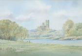 BURTON K W Ely Cathedral From The Causeway BURTON K W Ely Cathedral From The Causeway