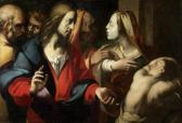 BUSCA Antonio Christ Healing The Infirm Woman BUSCA Antonio Christ Healing The Infirm Woman