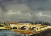Butler Alan River Landscape With Dark Skies Butler Alan River Landscape With Dark Skies