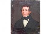 BUTLER BRENNAN James "portrait Of A Gentleman With Black Bow Tie," BUTLER BRENNAN James "portrait Of A Gentleman With Black Bow Tie,"