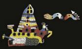 BUTLER David Untitled (ship And Sea-snake) BUTLER David Untitled (ship And Sea-snake)