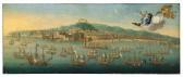 BUTLER Gaspar View Of Naples With The English Fleet From The Sea BUTLER Gaspar View Of Naples With The English Fleet From The Sea
