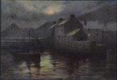 BUTLER Herbert E. Polperro By Moonlight BUTLER Herbert E. Polperro By Moonlight
