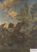 BUTTERSACK Bernhard Midsummer River Landscape BUTTERSACK Bernhard Midsummer River Landscape