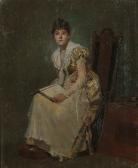 Buxenstein C. Study Of A Lady, Seated. Buxenstein C. Study Of A Lady, Seated.