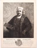 BYRON Richard Radierung Nach Einem Selbstportrait Von Rembrandt Aus Der Sammlung Des Comte De Vence BYRON Richard Radierung Nach Einem Selbstportrait Von Rembrandt Aus Der Sammlung Des Comte De Vence
