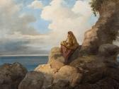 CABIANCA Vincenzo Country Girl On Rocks CABIANCA Vincenzo Country Girl On Rocks