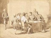 CACAULT Pierre-René Emperor Napoleon I At Tilsit On 6-9 July 1807 With Tsar Alexanderi, The Grand Duke Constantin, And Queen Louisa Of Prussia CACAULT Pierre-René Emperor Napoleon I At Tilsit On 6-9 July 1807 With Tsar Alexanderi, The Grand Duke Constantin, And Queen Louisa Of Prussia