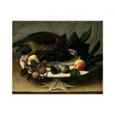 CACCIA Orsola Maddalena A Still Life Of Figs, Plums And A Peach, On A Footed Dish, With A Partridge CACCIA Orsola Maddalena A Still Life Of Figs, Plums And A Peach, On A Footed Dish, With A Partridge