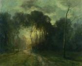 CACHOUD Francois Charles Wäldchen Im Sonnenuntergang. CACHOUD Francois Charles Wäldchen Im Sonnenuntergang.