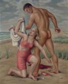 cadmus fidelma Beach Scene cadmus fidelma Beach Scene