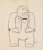 CAGNONI Amerino Caricatura Di Gaetano Previati CAGNONI Amerino Caricatura Di Gaetano Previati