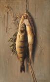CAHOON Charles Drew Still Life With Hanging Perch And Herbs CAHOON Charles Drew Still Life With Hanging Perch And Herbs