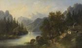 CALAME Arthur Jean Bapt. Vierwaldstättersee Mit Blick Auf Den Urirotstock CALAME Arthur Jean Bapt. Vierwaldstättersee Mit Blick Auf Den Urirotstock