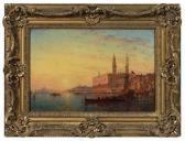 CALDERON Charles-Clement Le Bassin De Saint Marc Au Couchant, Venise CALDERON Charles-Clement Le Bassin De Saint Marc Au Couchant, Venise